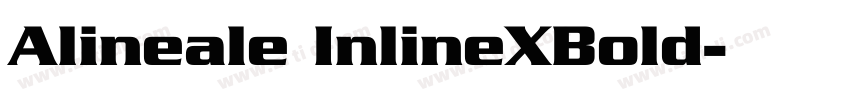 Alineale InlineXBold字体转换